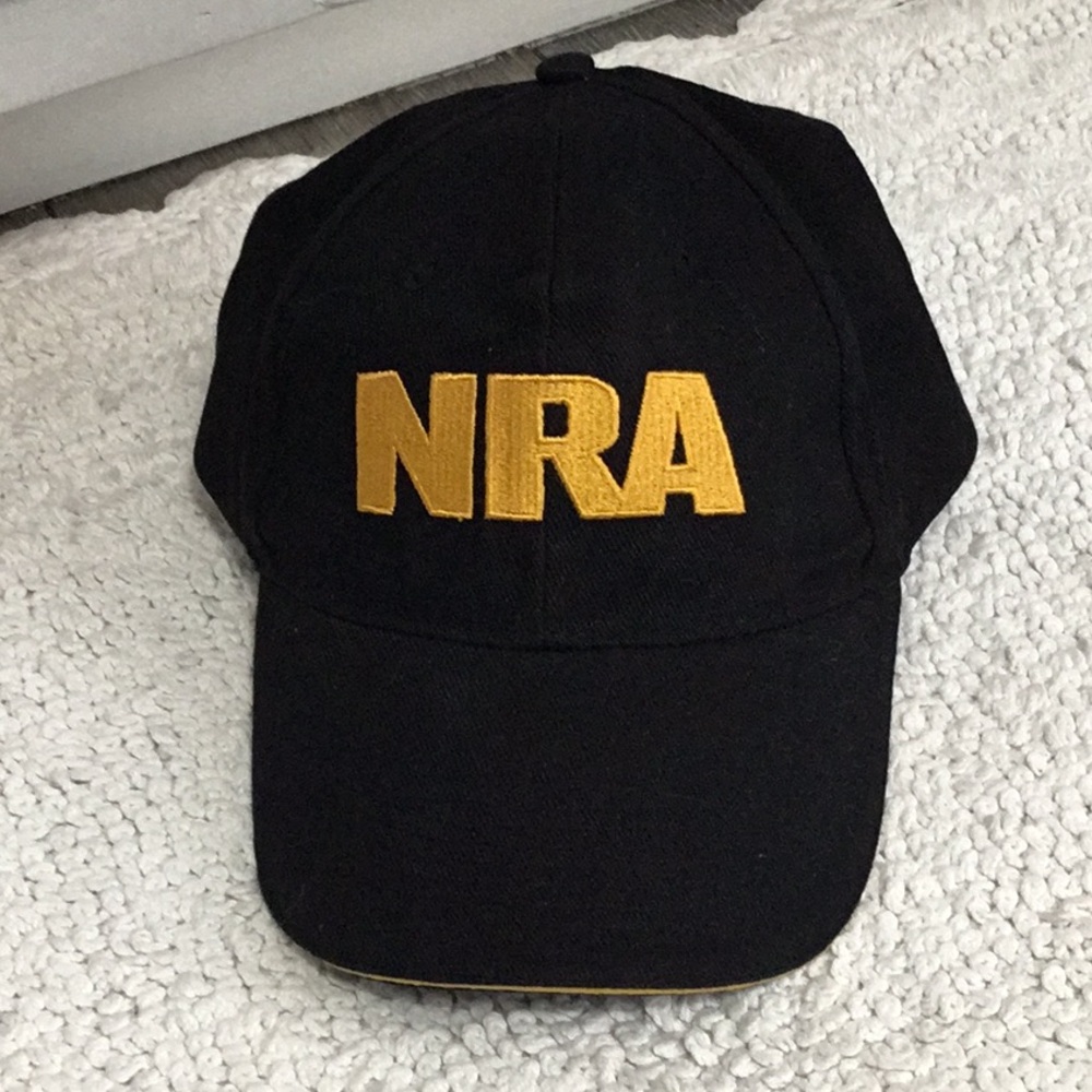 NRA Embroidered hook n loop Back Hat OSFA
